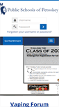 Mobile Screenshot of moodle.petoskeyschools.org
